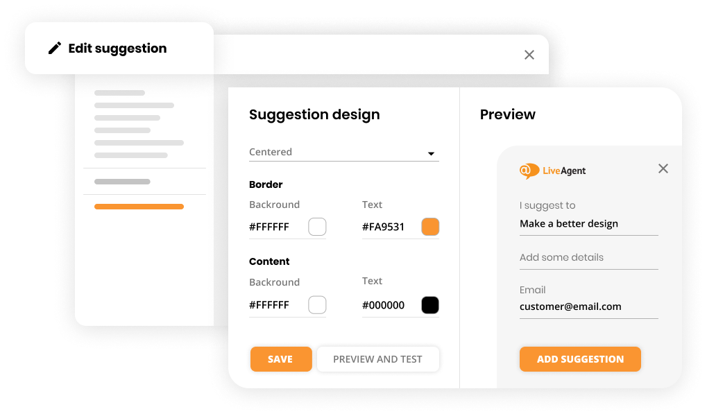 Funkcja opinii i sugestii w oprogramowaniu help desk - LiveAgent