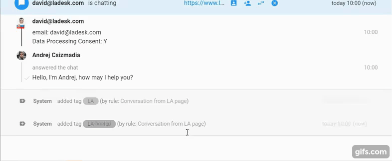 Przykład podglądu pisania w czasie rzeczywistym