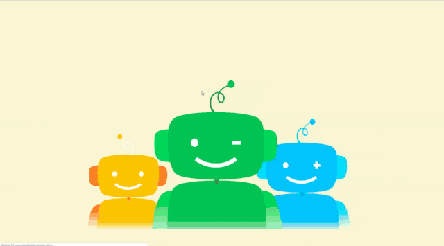 Animacja integracji Quriobot