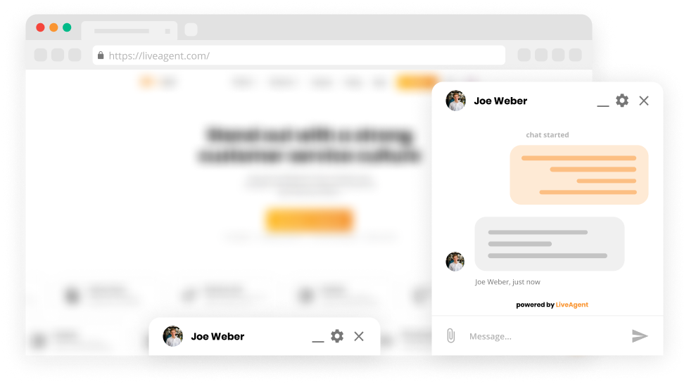 Funkcja dokowania okna czatu w oprogramowaniu czatu na żywo - LiveAgent