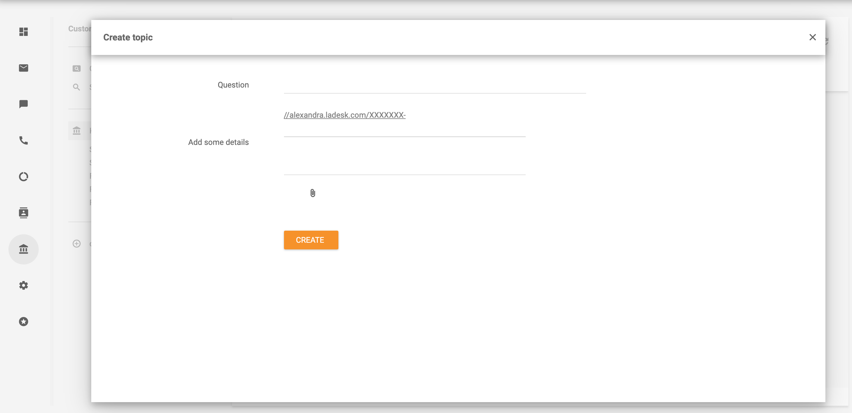 Utwórz temat na forum klienta