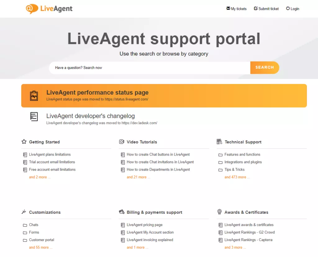 Portal wsparcia LiveAgent
