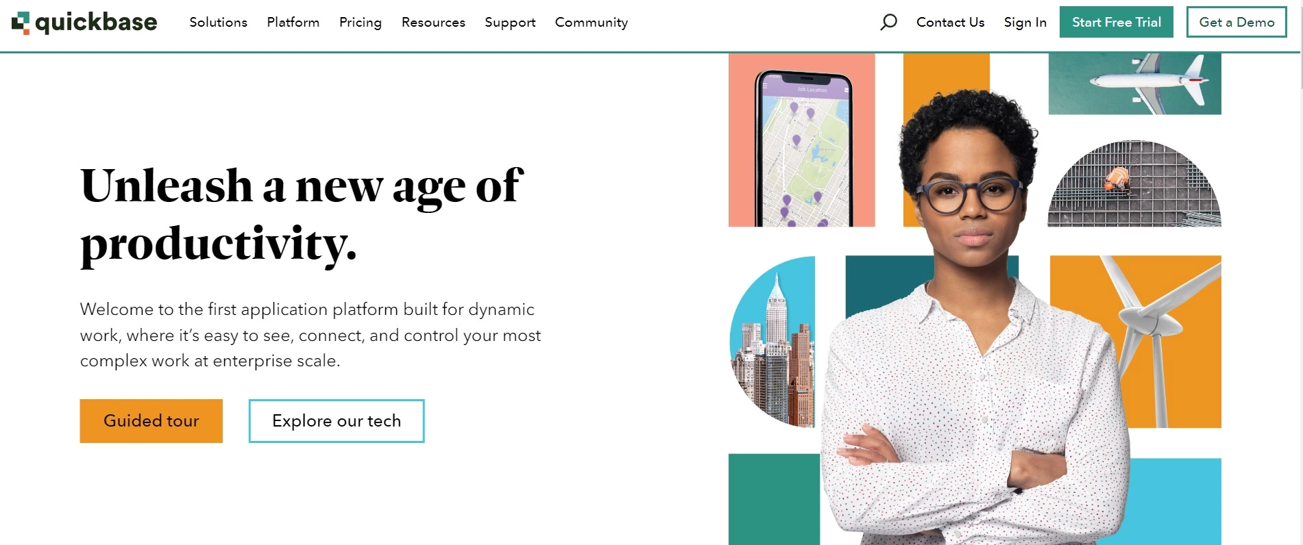 Strona główna Quickbase - łącz i kontroluj swoje złożone projekty bez doświadczenia w kodowaniu