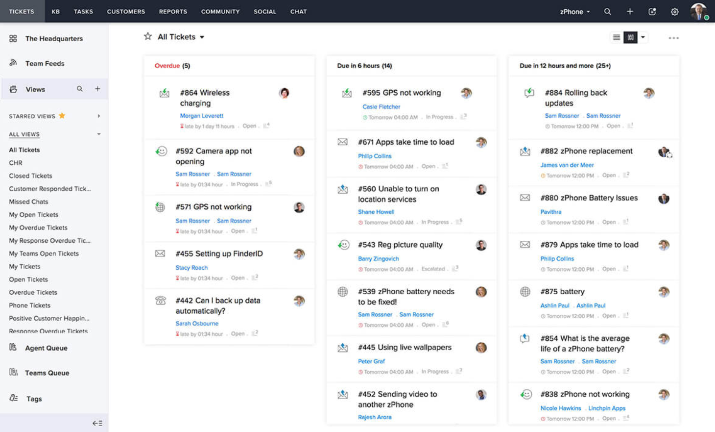 System obsługi zgłoszeń Zoho Desk