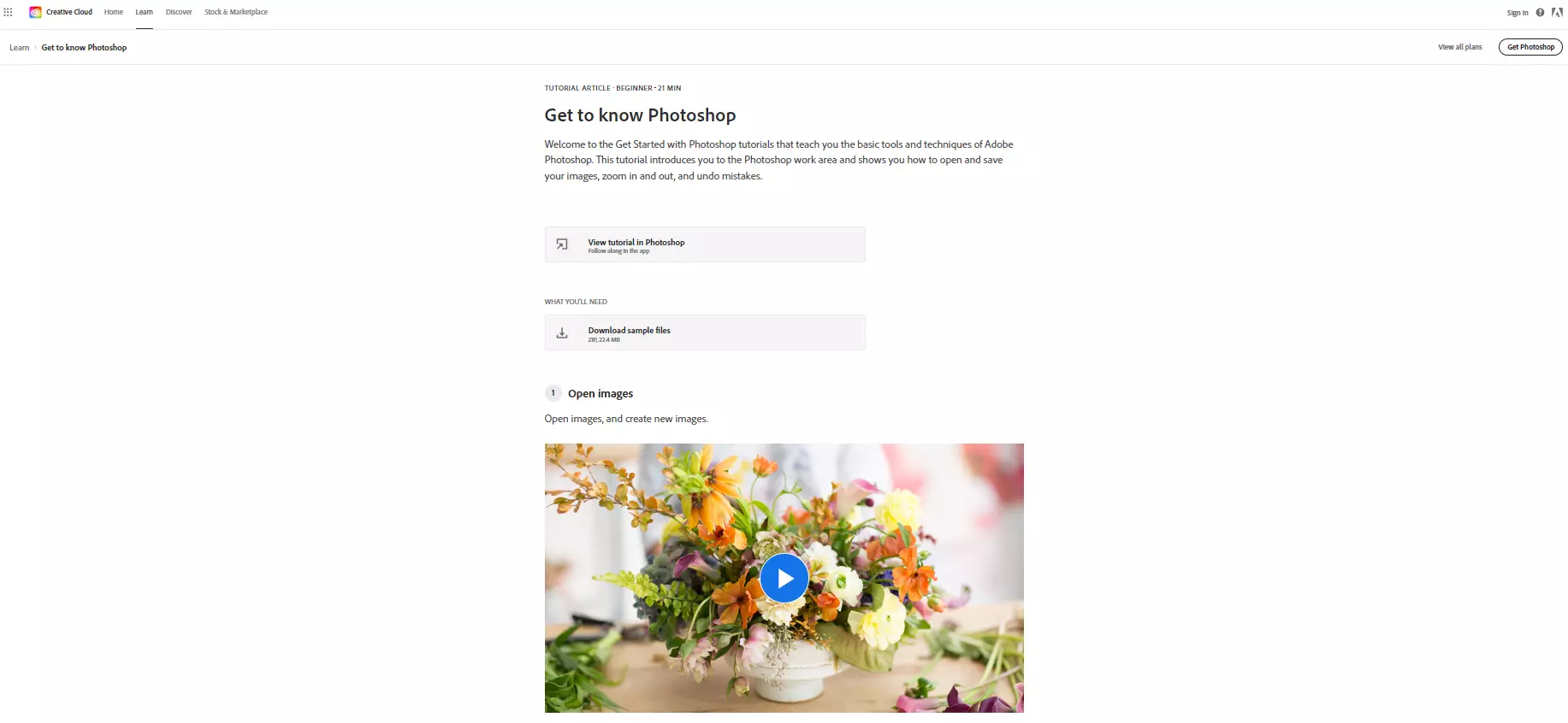 Samouczek Photoshopa Adobe