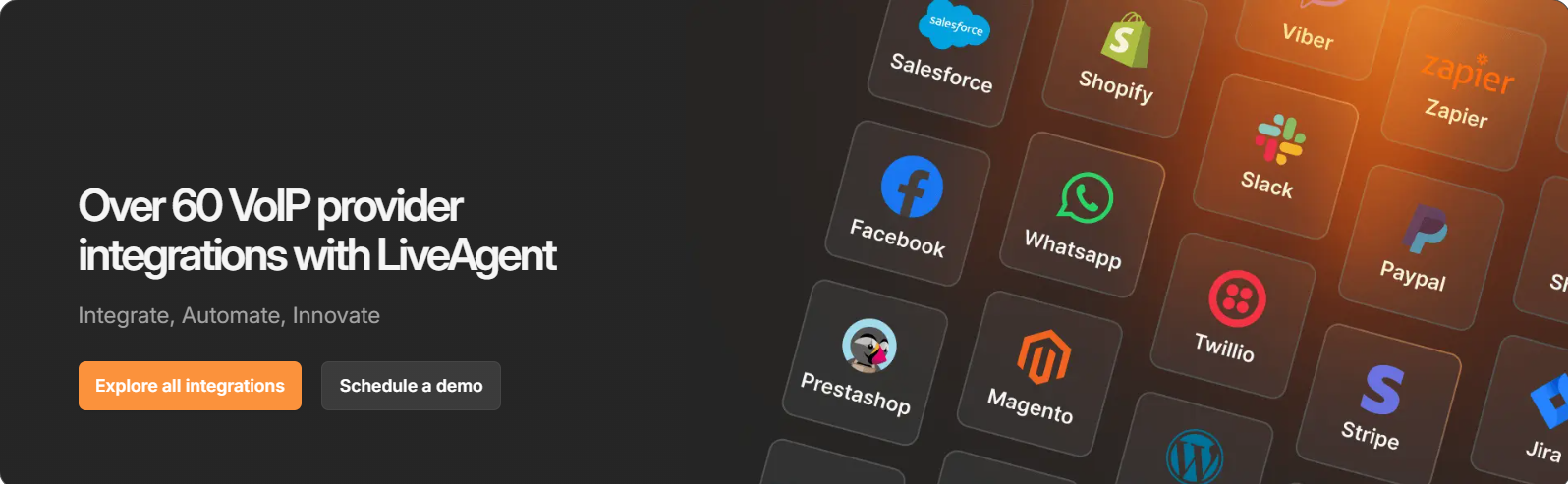 Konfiguracja numeru telefonu VoIP w ustawieniach centrum obsługi LiveAgent