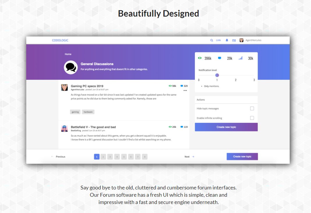 Oprogramowanie forum społeczności Codoforum