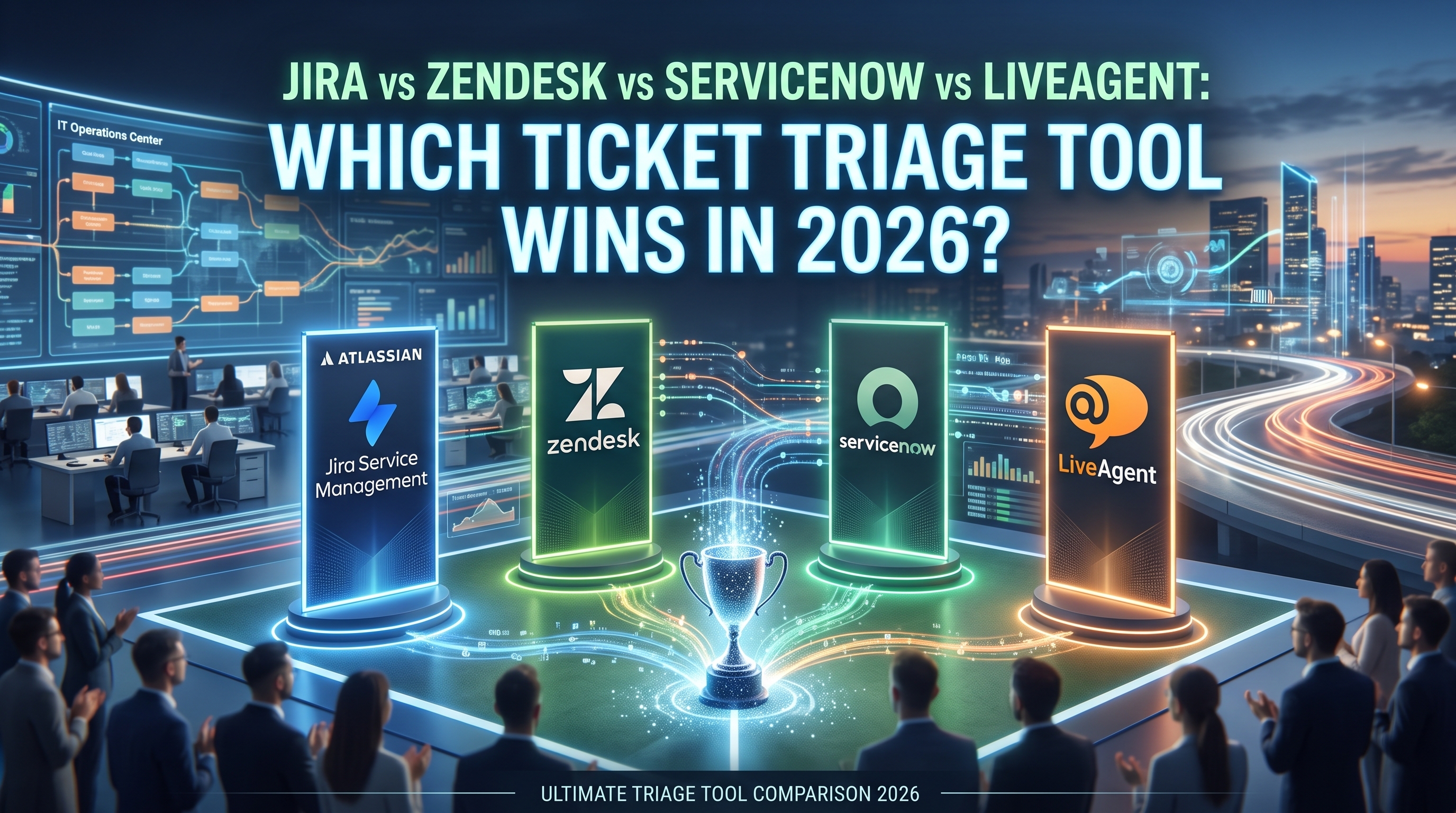 Jira vs Zendesk vs ServiceNow vs LiveAgent: Które narzędzie do triażu zgłoszeń wygrywa w 2026 roku?