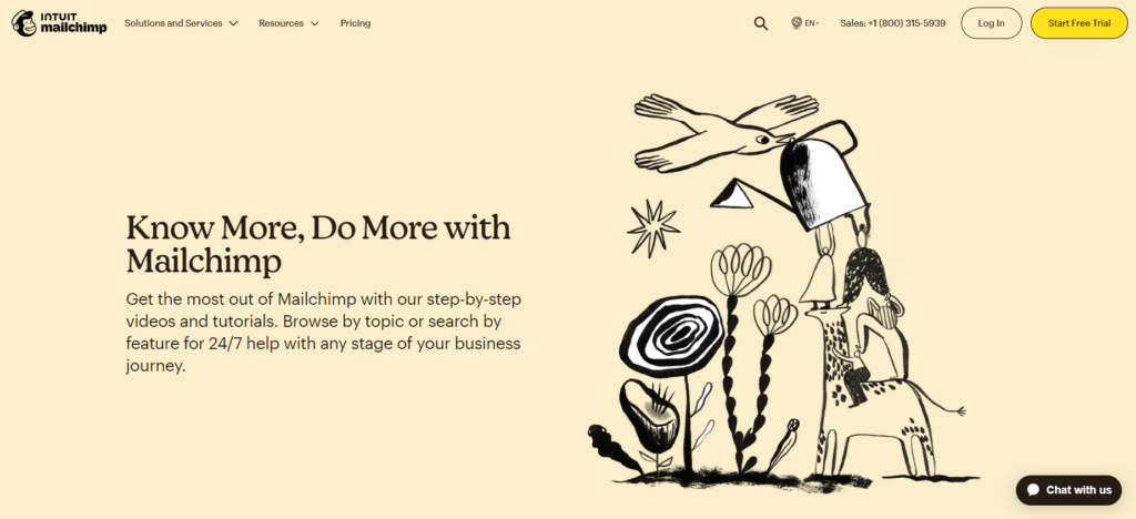 Platforma bazy wiedzy Mailchimp