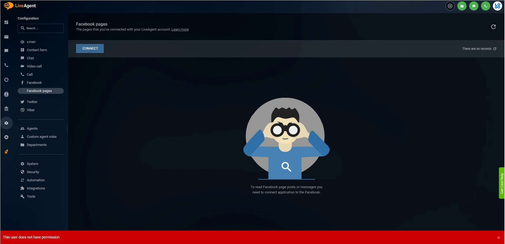 LiveAgent - Naprawiony problem z integracją Facebook
