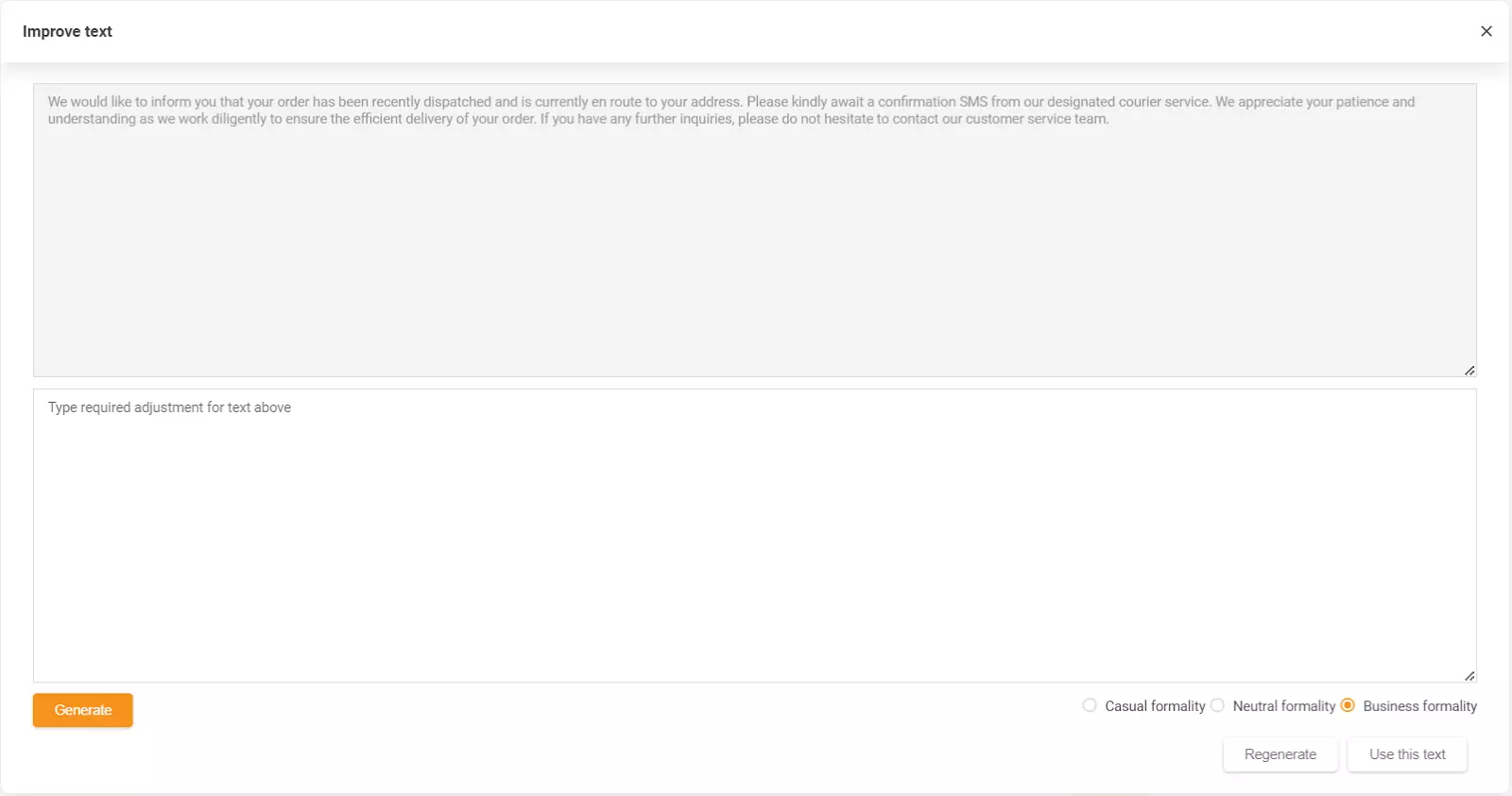 Zrzut ekranu pokazujący funkcję Asystenta odpowiedzi AI LiveAgent