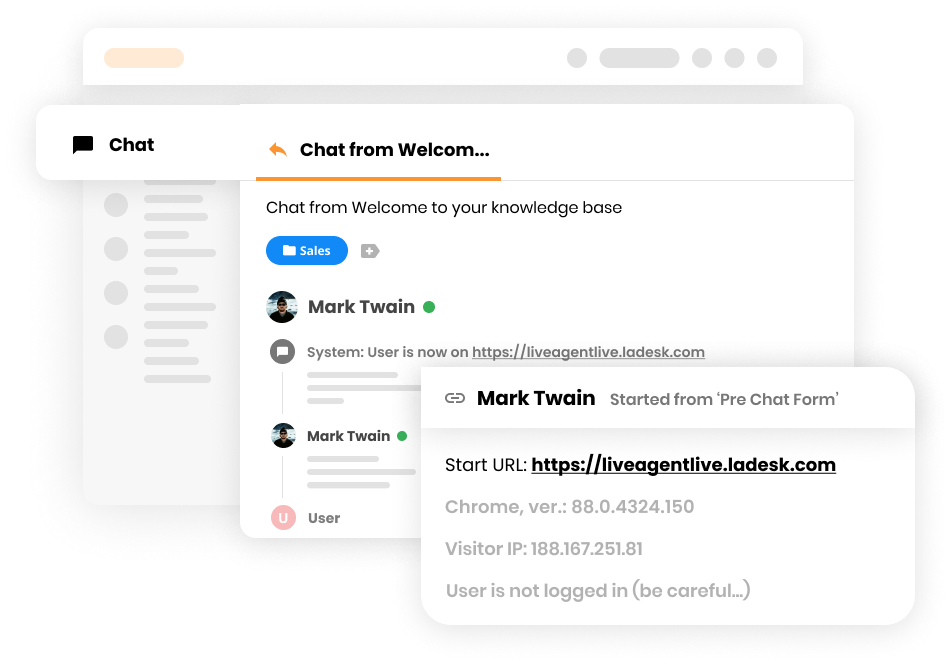Funkcja historii biletów online w oprogramowaniu do obsługi klienta - LiveAgent