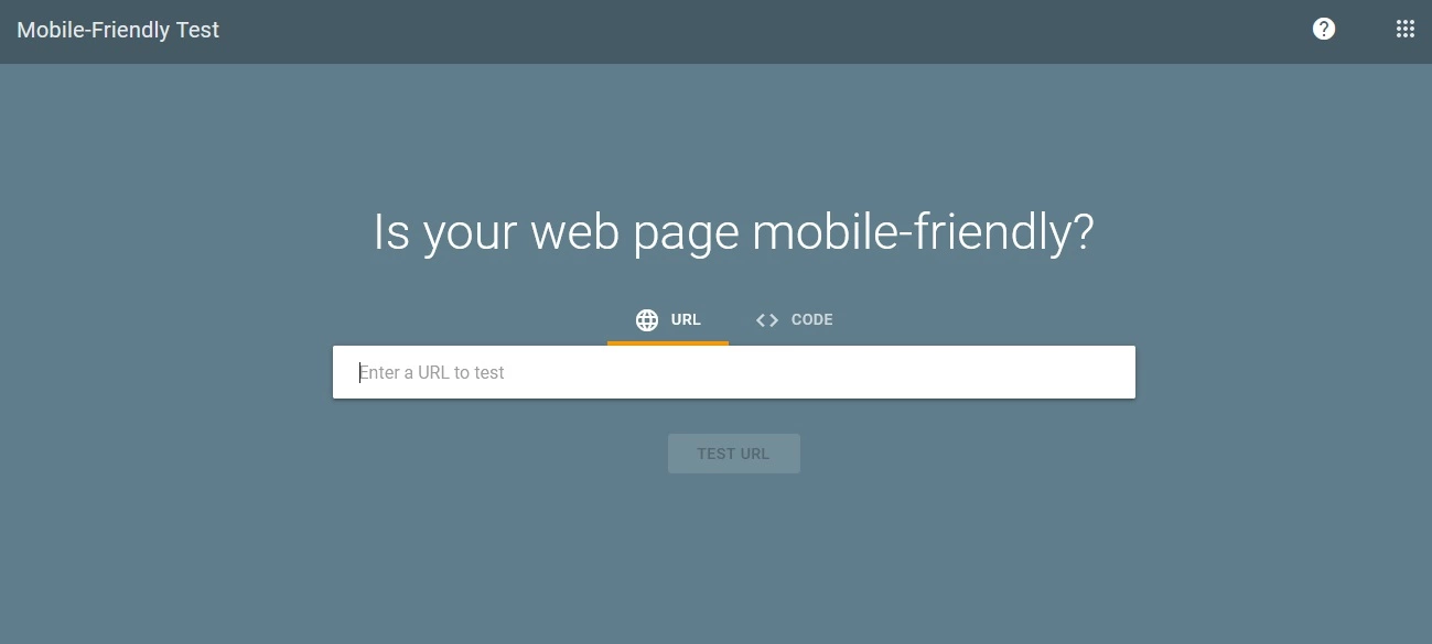Test Mobile-Friendly Test firmy Google