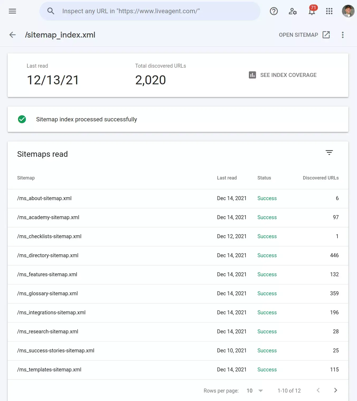 Dodaj wszystkie mapy witryny swojej strony