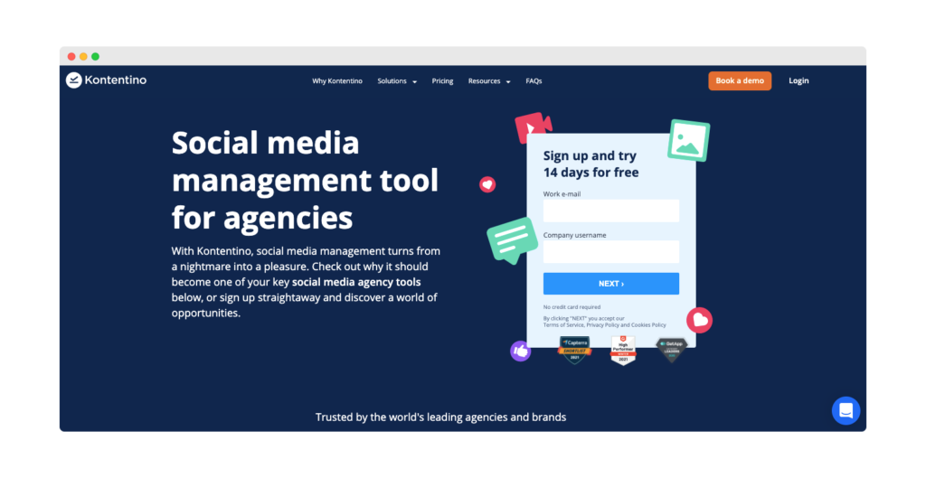 Strona docelowa Kontentino