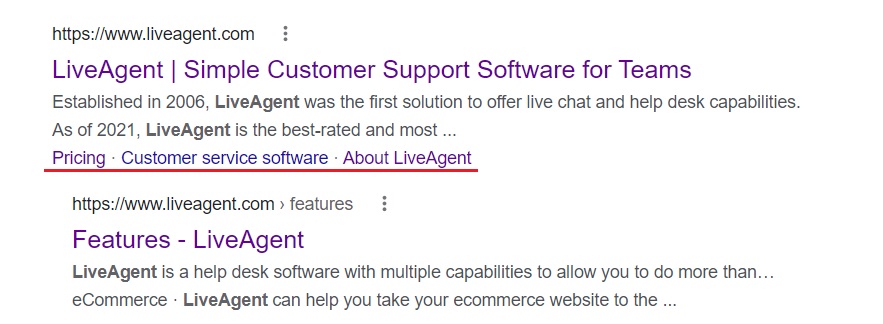 Przykład linków zakotwiczenia