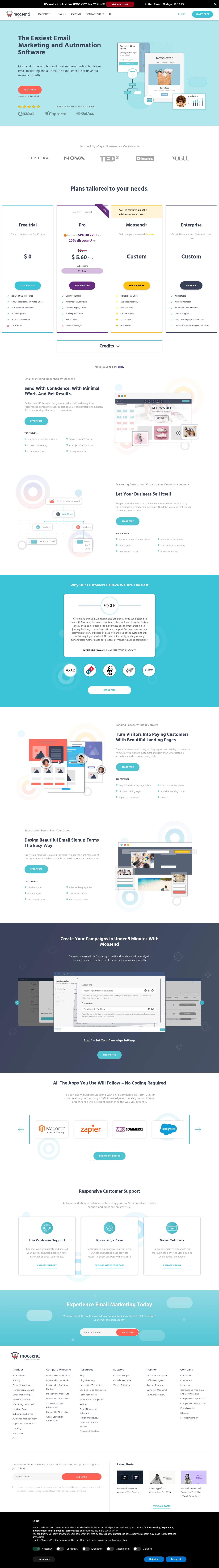 Kontakty Pomocy Moosend