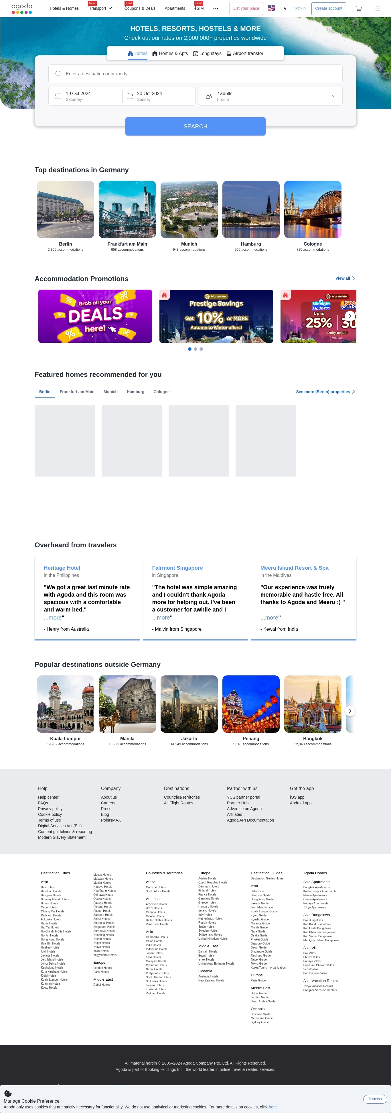 Kontakty Helpdesku Agoda