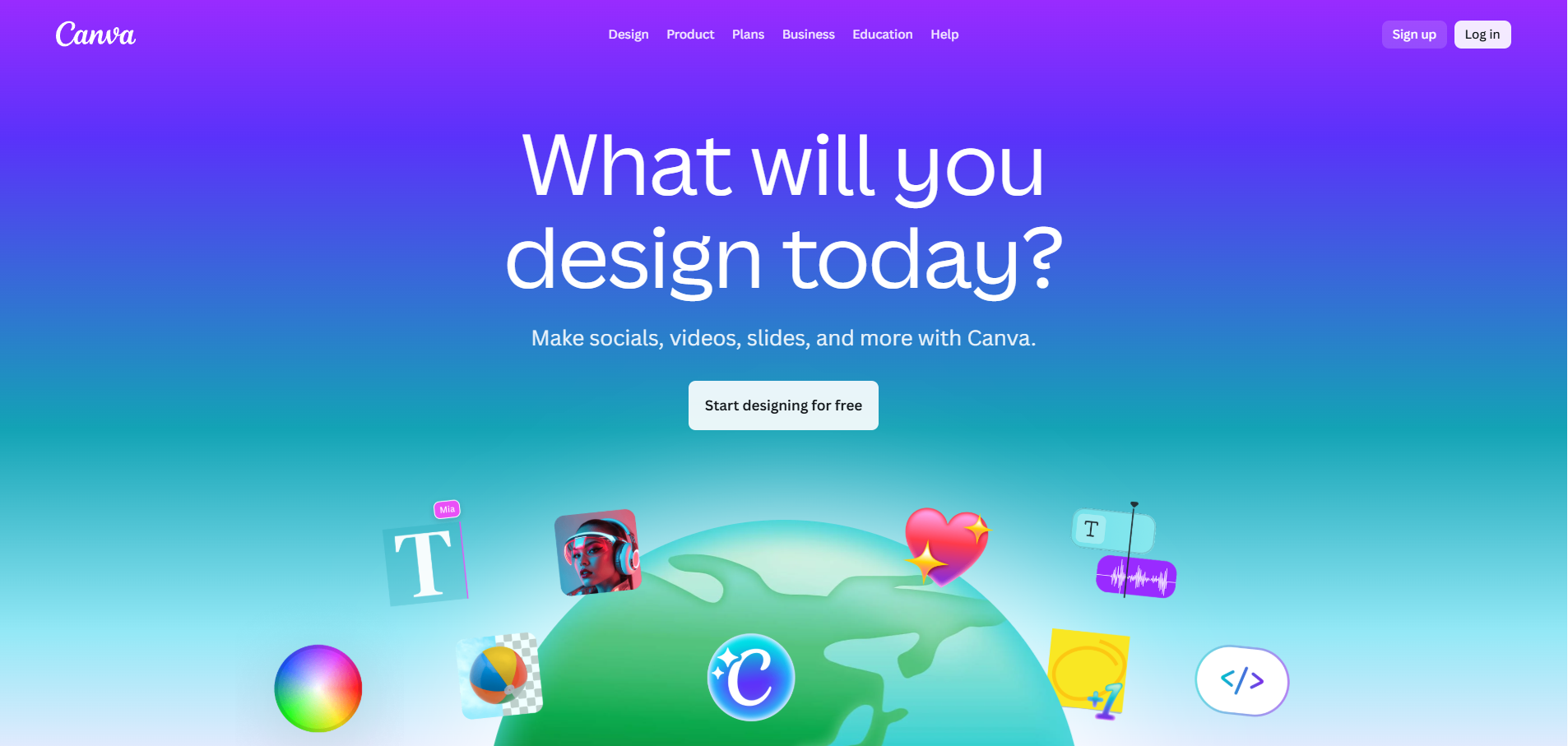 Kontakty Helpdesku Canva