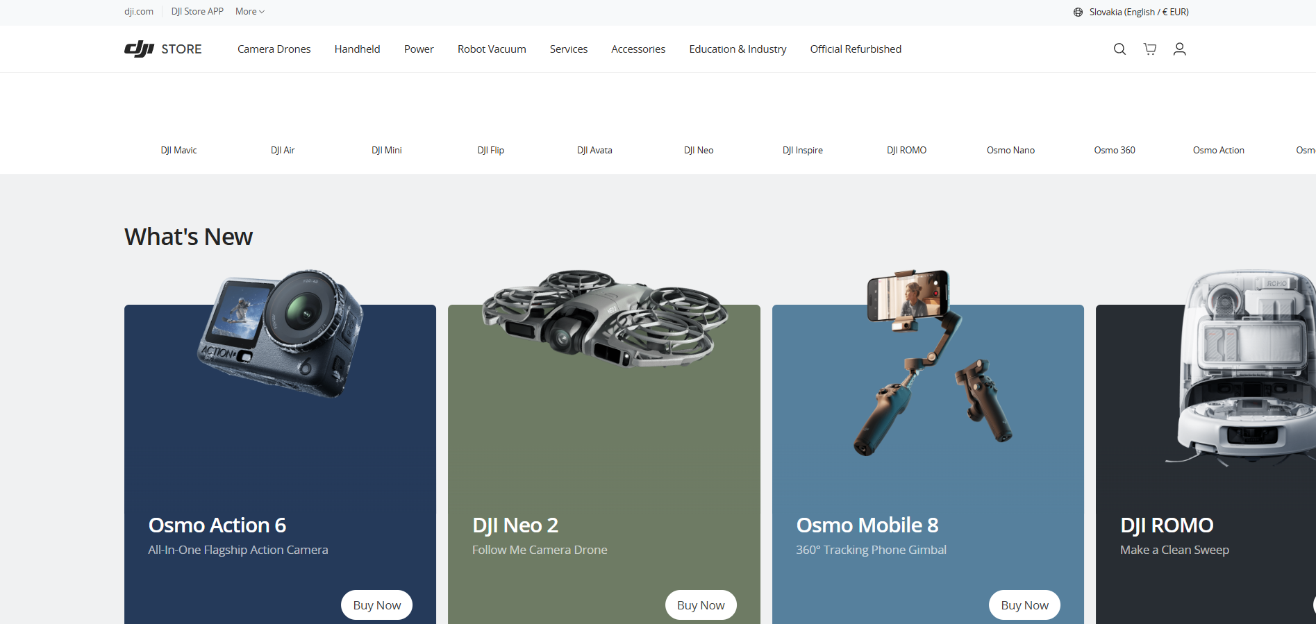 Kontakty Helpdesku DJI