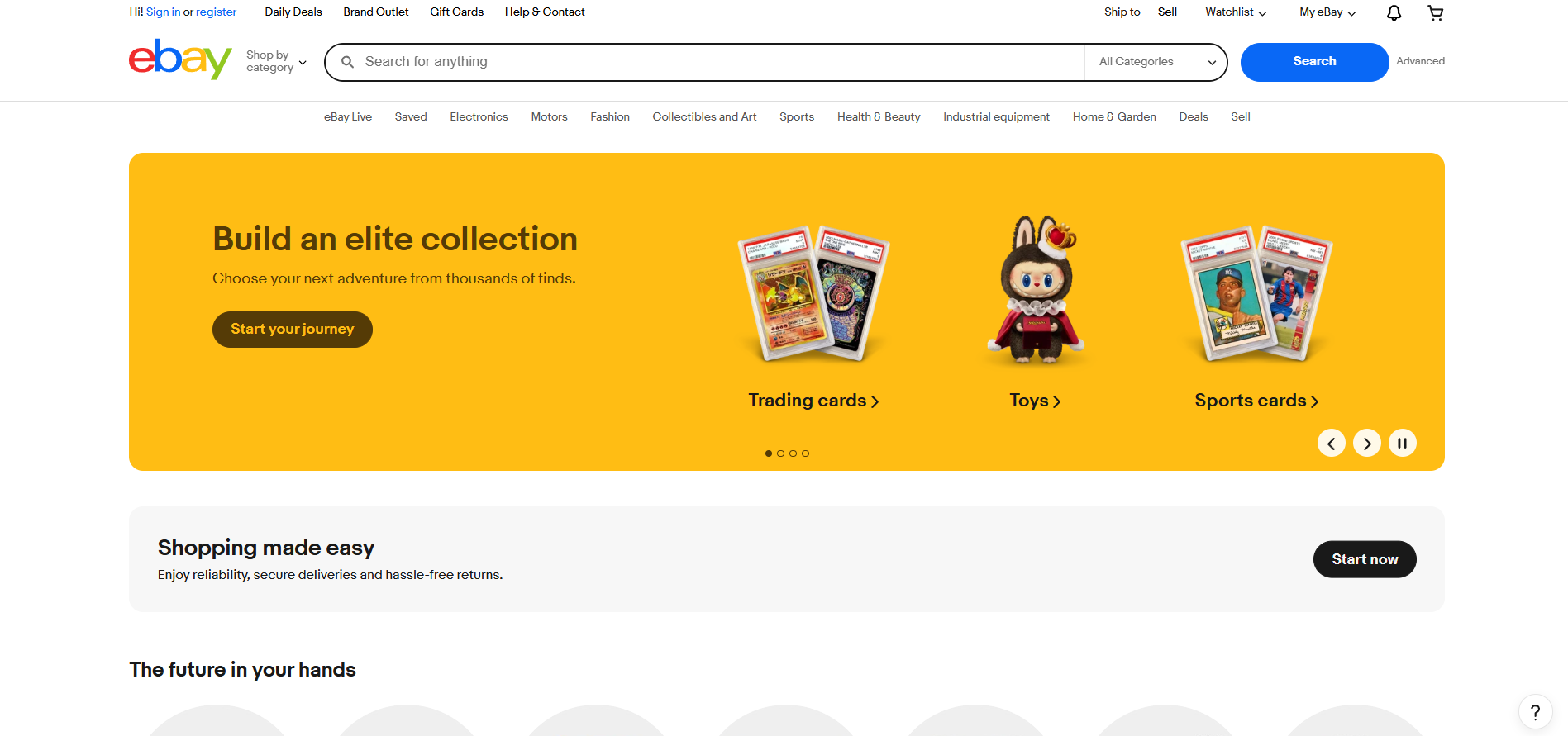 Kontakty pomocy eBay