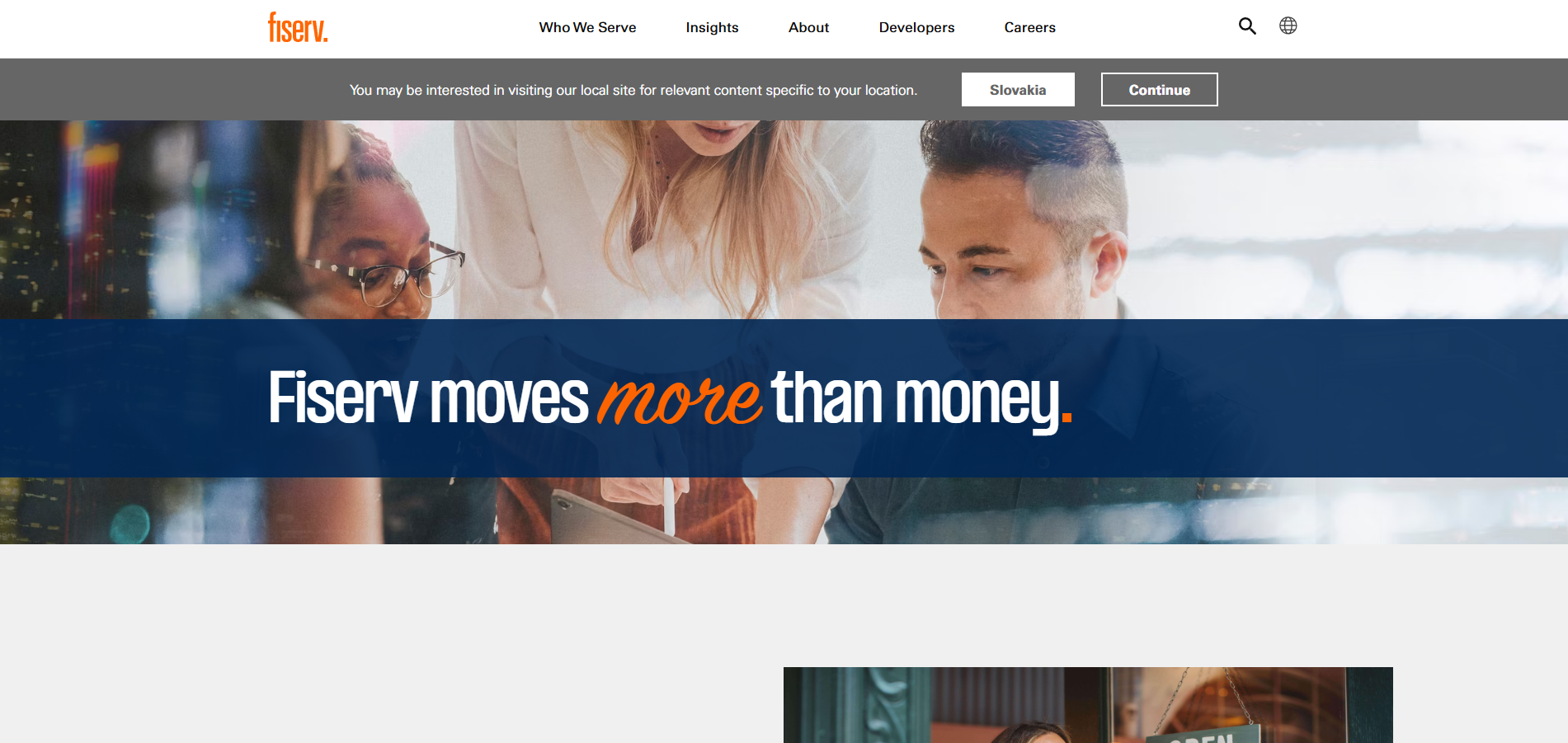 Kontakty Fiserv Help Desk