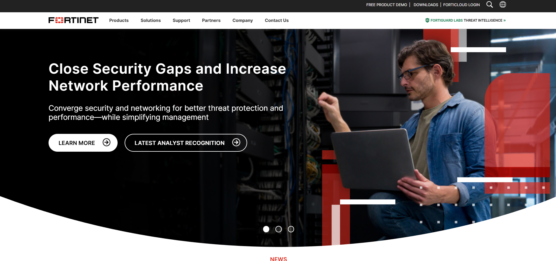 Kontakt do działu pomocy technicznej Fortinet