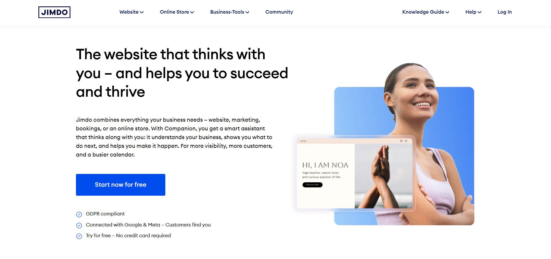 Kontakty Jimdo Help Desk