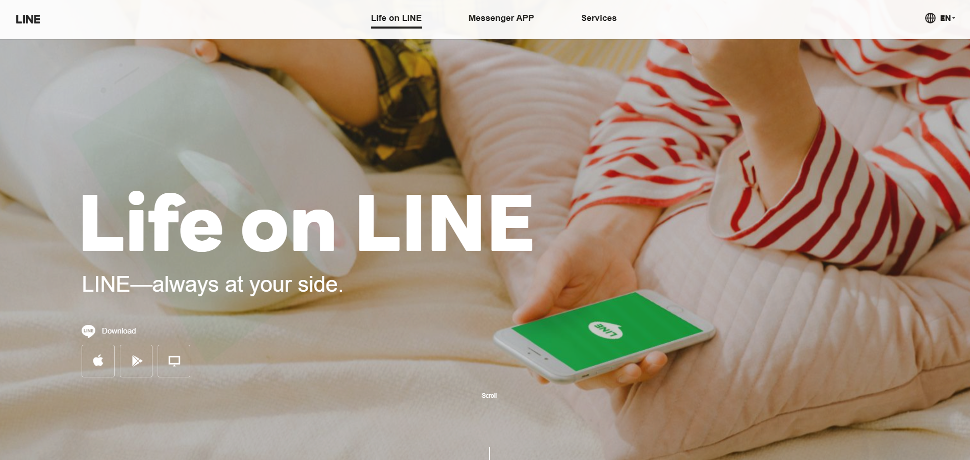 Kontakty Pomocy LINE