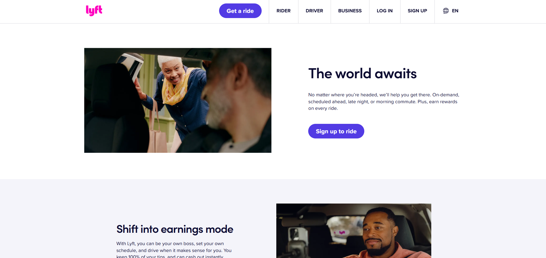 Kontakty Helpdesku Lyft