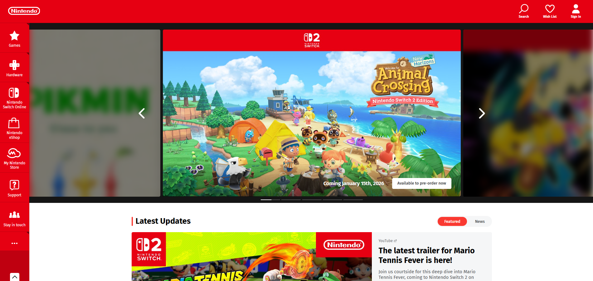 Kontakty Biura Pomocy Nintendo