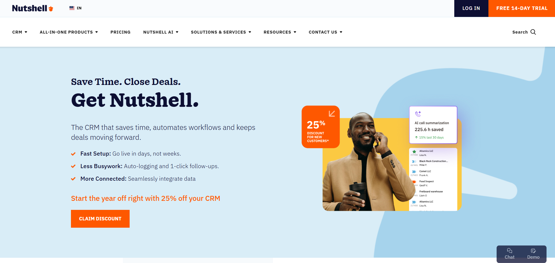 Kontakty Nutshell Help Desk