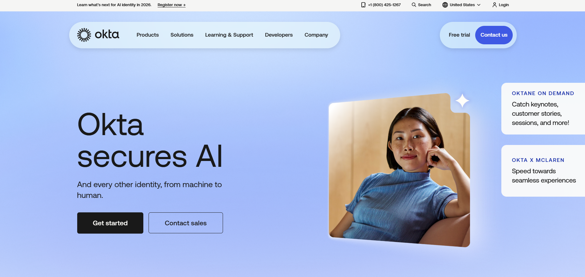 Kontakty Okta Help Desk