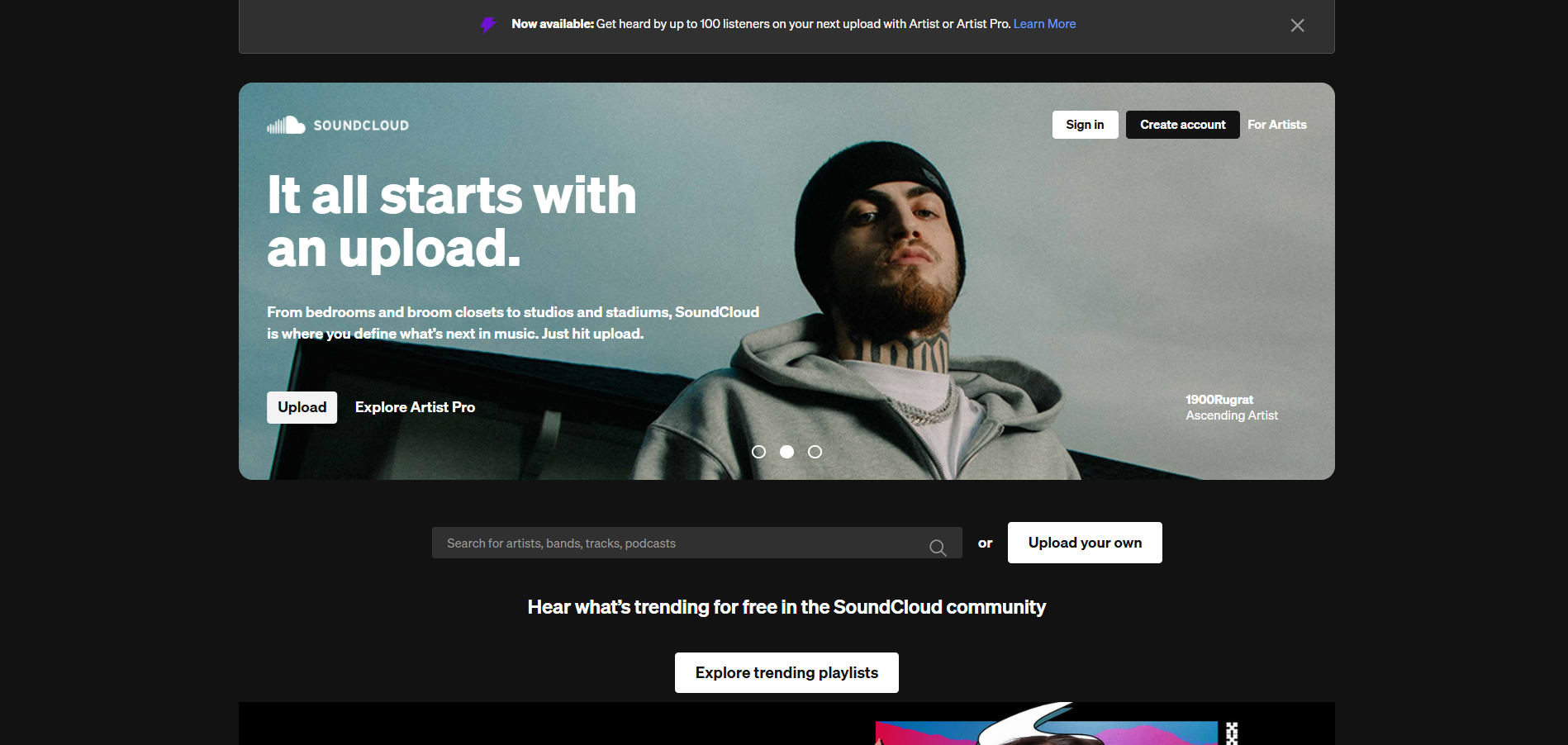 Dane kontaktowe do pomocy technicznej SoundCloud