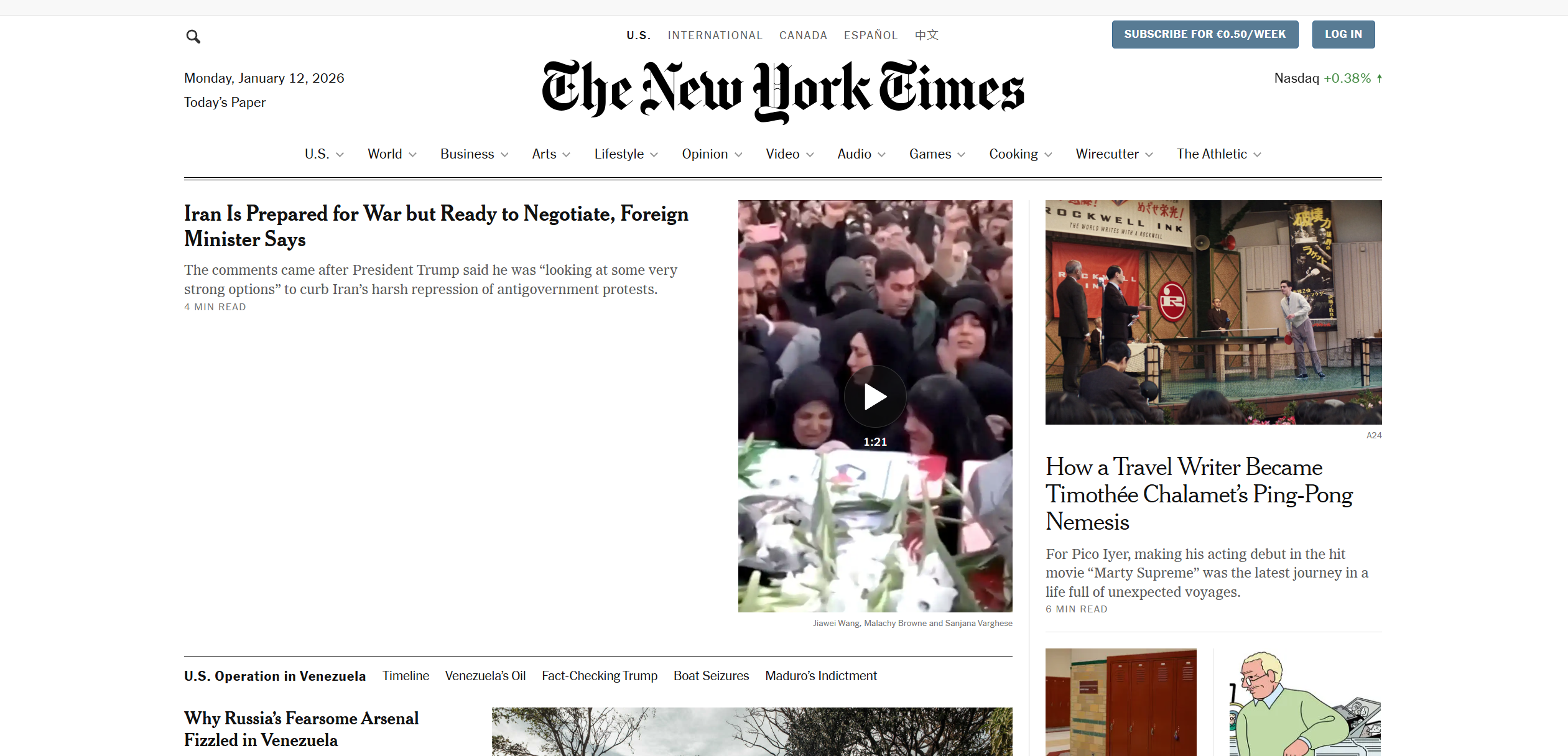 Kontakty Działu Pomocy The New York Times