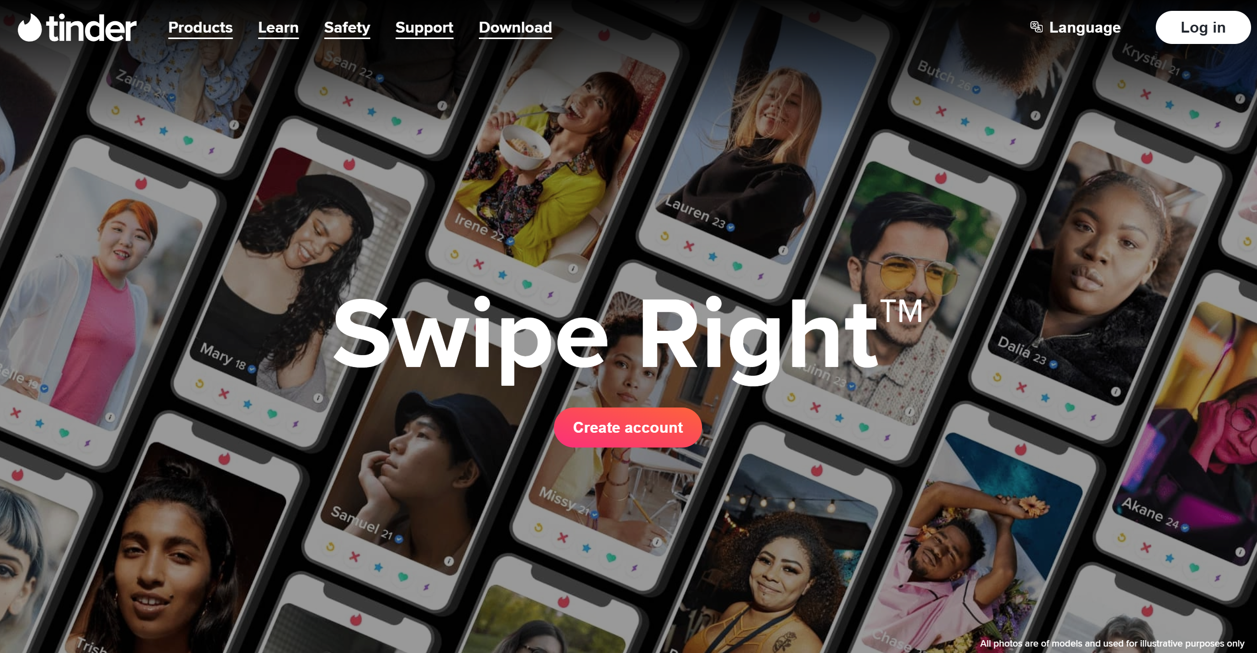 Kontakty Helpdesku Tinder