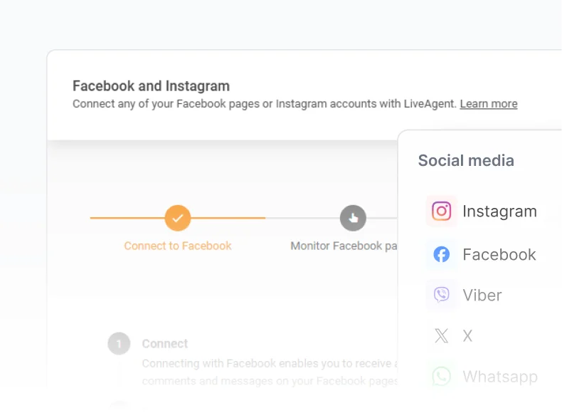 Integracje LiveAgent z mediami społecznościowymi: Facebook, Instagram i WhatsApp