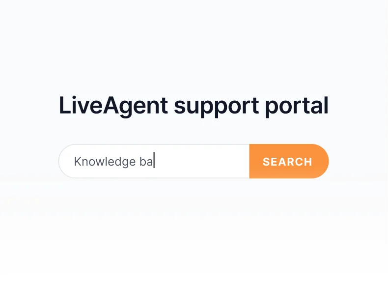 Baza wiedzy LiveAgent z artykułami, przewodnikami i portalem FAQ