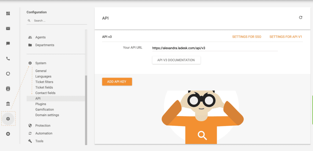 Przykład API LiveAgent