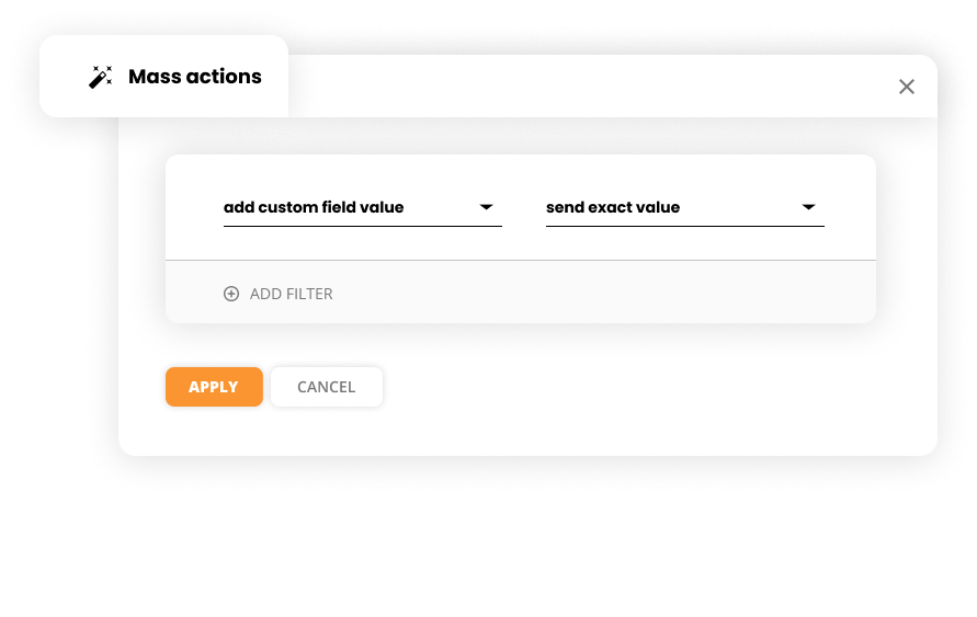 Mockup akcji masowych