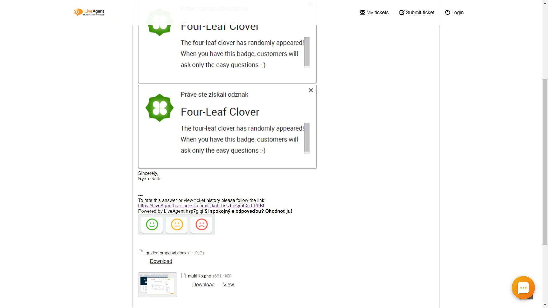 Wyświetlanie historii biletów online