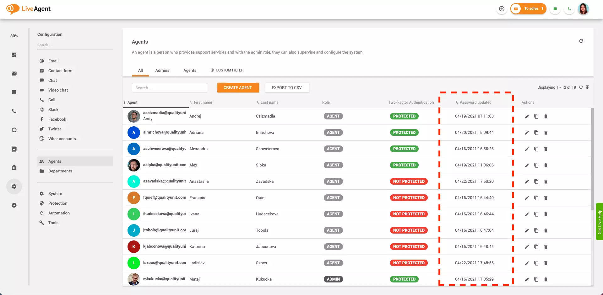 Dziennik audytu haseł