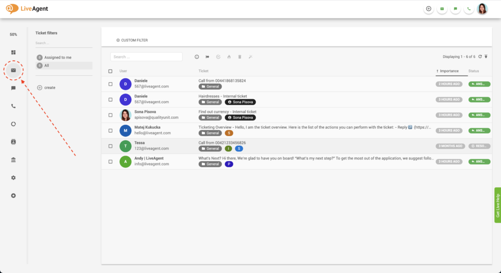 Pulpit nawigacyjny biletów