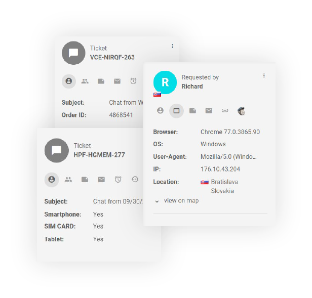 Przegląd pól kontaktu