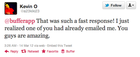 Przykład szybkiej odpowiedzi