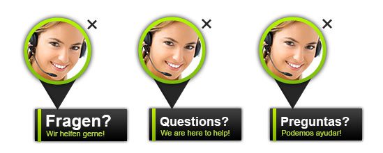 Przykład wielojęzycznego wsparcia w LiveAgent