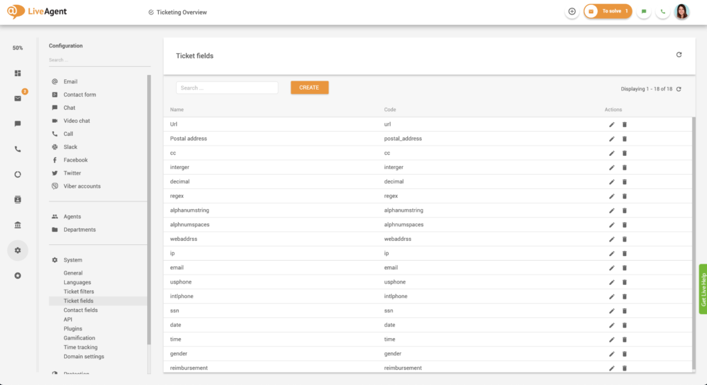 Przykłady pól biletów