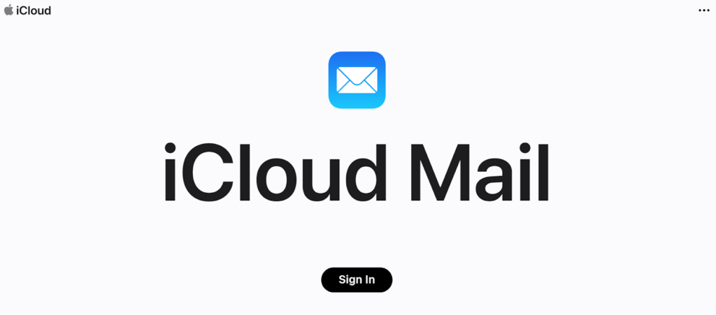 Strona główna iCloud Mail
