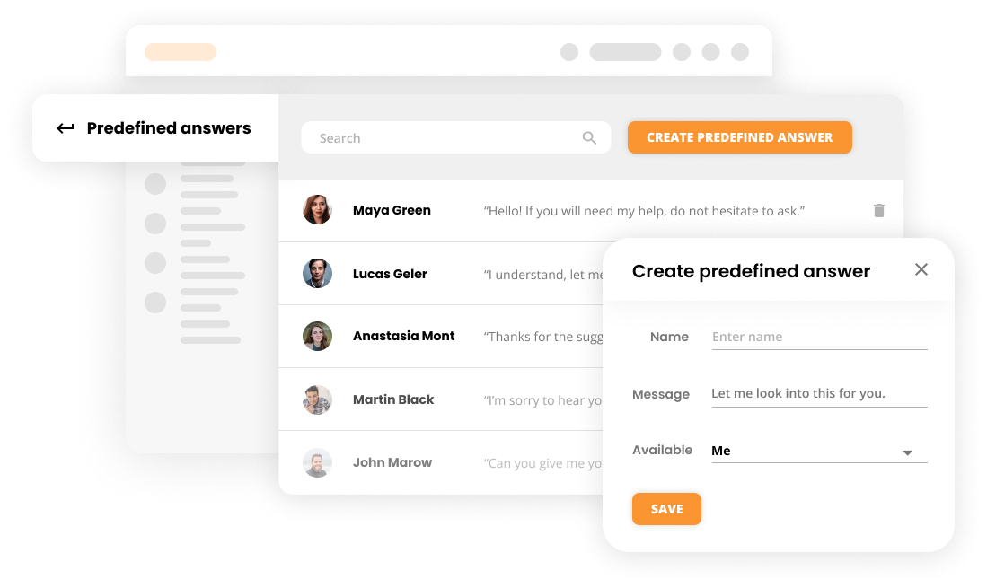Predefiniowane odpowiedzi w oprogramowaniu do obsługi klienta - LiveAgent