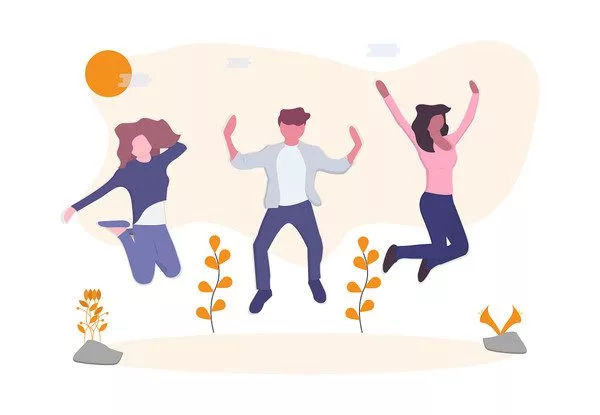 Szczęśliwi klienci z obsługą e-commerce